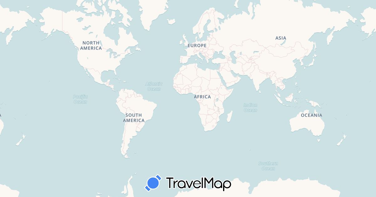 TravelMap itinerary: driving, bus, plane, cycling, train, hiking, boat, motorbike in Argentina, Australia, Bolivia, Chile, Germany, France, Cambodia, New Zealand, Peru, French Polynesia, Singapore, Thailand, United States (Asia, Europe, North America, Oceania, South America)